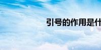 引號的作用是什么?