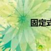 固定式（關于固定式的介紹）