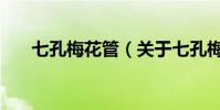 七孔梅花管(關于七孔梅花管的介紹)