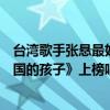 臺灣歌手張懸最好聽的歌（張懸十大熱門歌曲排行榜：《南國的孩子》上榜唱出了大愛）