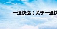 一通快遞(關于一通快遞的介紹)