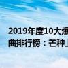 2019年度10大爆紅歌曲你聽過幾首（2019年十大最火的歌曲排行榜：芒種上榜第一最具魔性）