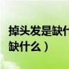 掉頭發是缺什么維生素吃什么能補（掉頭發是缺什么）