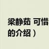 梁靜茹 可惜不是你（關于梁靜茹 可惜不是你的介紹）