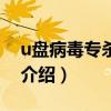 u盤病毒專殺工具（關于u盤病毒專殺工具的介紹）