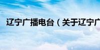 遼寧廣播電臺(關于遼寧廣播電臺的介紹)
