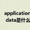 application data是什么（關于application data是什么的介紹）