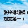 張梓琳超模（中國十大首席名模：張梓琳上榜劉雯第一）