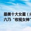最美十大女星（內地最美十大女演員排行榜：劉詩詩上榜第六乃“收視女神”）