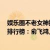 娛樂圈不老女神排行榜,她竟是第一!（娛樂圈十大不老女神排行榜：俞飛鴻上榜第七乃“甜歌皇后”）