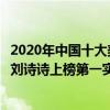 2020年中國十大美女明星（2020中國十大美女明星排行榜：劉詩詩上榜第一實至名歸）