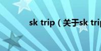 sk trip(關于sk trip的介紹)