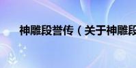 神雕段譽傳(關于神雕段譽傳的介紹)