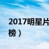 2017明星片酬收入誰最高呢（藝人片酬排行榜）