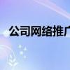 公司網絡推廣（關于公司網絡推廣的介紹）