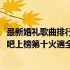 最新婚禮歌曲排行榜（2020十大求婚歌曲排行榜：咱們結婚吧上榜第十火遍全網）
