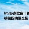 ktv必點歌曲十首（KTV十大必點歌曲排行榜：等你下課上榜第四嗨爆全場）