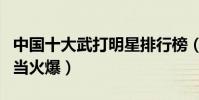 中國十大武打明星排行榜(李連杰上榜第二相當火爆)