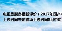 電視劇脫身最新評價(2017年國產電視劇上映時間表:脫身上映時間未定獵場上映時間9月中旬)