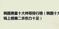 韓國男星十大帥哥排行榜(韓國十大帥哥明星排行榜:李敏鎬上榜第二殺傷力十足)