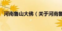 河南魯山大佛(關于河南魯山大佛的介紹)