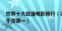 世界十大動漫電影排行(冰雪奇緣第三,千與千尋第一)