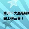 肖邦十大最難鋼琴曲（鋼琴世界十大名曲排行榜：肖邦鋼琴曲上榜三首）