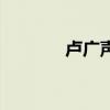 盧廣聲（關于盧廣聲的介紹）