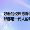 好看的校園青春偶像劇（高顏值校園青春偶像劇排行榜每一部都是一代人的青春）