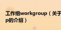 工作組workgroup(關于工作組workgroup的介紹)