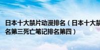 日本十大禁片動漫排名(日本十大禁播動畫片排行榜,鬼父排名第三死亡筆記排名第四)