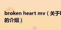 broken heart mv(關于broken heart mv的介紹)