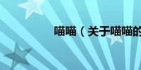 喵喵(關于喵喵的介紹)