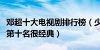 鄧超十大電視劇排行榜(少年包青天超級燒腦第十名很經典)