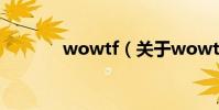 wowtf(關于wowtf的介紹)