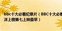 bbc十大必看紀錄片(BBC十大必看紀錄片排行榜:南太平洋上榜第七上映最早)