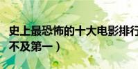 史上最恐怖的十大電影排行榜(咒怨與閃靈都不及第一)