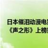 日本催淚動漫電影聲之形（催淚治愈日本動漫電影排行榜：《聲之形》上榜第十探討親情）