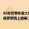 82年世界杯意大利英雄羅西近況（意大利足壇十大傳奇球星保羅羅西上榜第二是最聰明的內前鋒）