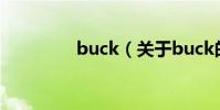 buck(關于buck的介紹)