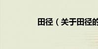 田徑(關于田徑的介紹)