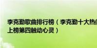 李克勤歌曲排行榜(李克勤十大熱門音樂排行榜:《紅日》上榜第四觸動心靈)