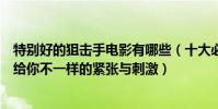 特別好的狙擊手電影有哪些(十大必看狙擊手電影排行榜帶給你不一樣的緊張與刺激)