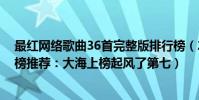 最紅網絡歌曲36首完整版排行榜(2020網絡流行歌曲排行榜推薦:大海上榜起風了第七)
