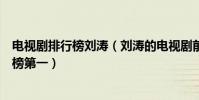 電視劇排行榜劉濤(劉濤的電視劇前十名:羋月傳上榜瑯琊榜第一)