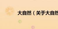 大自然(關于大自然的介紹)