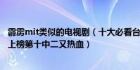 霹靂mit類似的電視劇(十大必看臺灣偶像劇:《霹靂MIT》上榜第十中二又熱血)