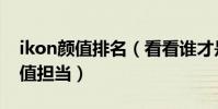ikon顏值排名(看看誰才是ikon里真正的顏值擔當)