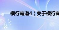 橫行霸道4(關于橫行霸道4的介紹)