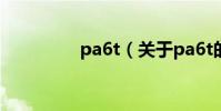 pa6t(關于pa6t的介紹)